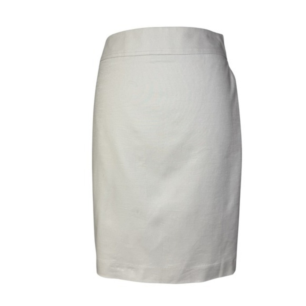 90's minimalist Banana Republic‎ Sz. 2 Washable Khaki Pencil Cotton Blend Skirt